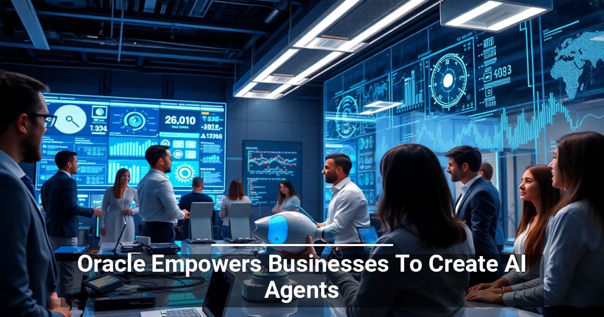 Oracle Empowers Businesses To Create AI Agents